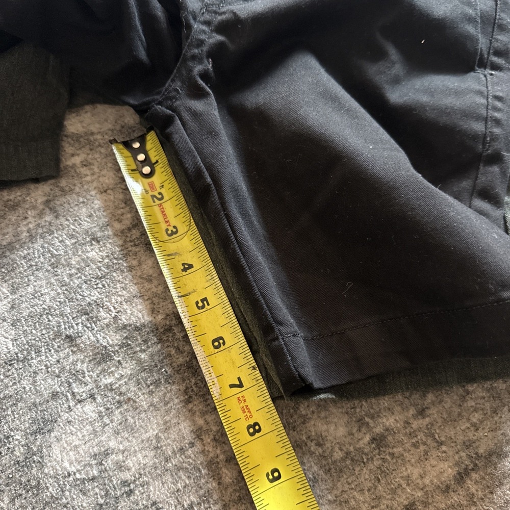 Lot of 2 Volcom Youth VMonty Chino Shorts Size 26/27 Black & Gray School - Picture 10 of 10